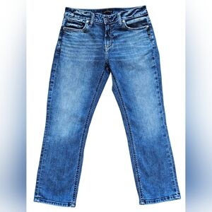 Silver Womens Elyse Capri Jeans